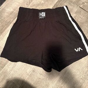 Everlast/RVCA collab Women's Black Athletic Shorts